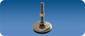 Noise Dampening 25,000# Cap. 6-1/4" HD Machine Mount for Leveling & Vibration 